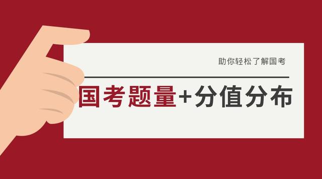 2019年國家公務(wù)員考試，行測分值分布表匯總！
